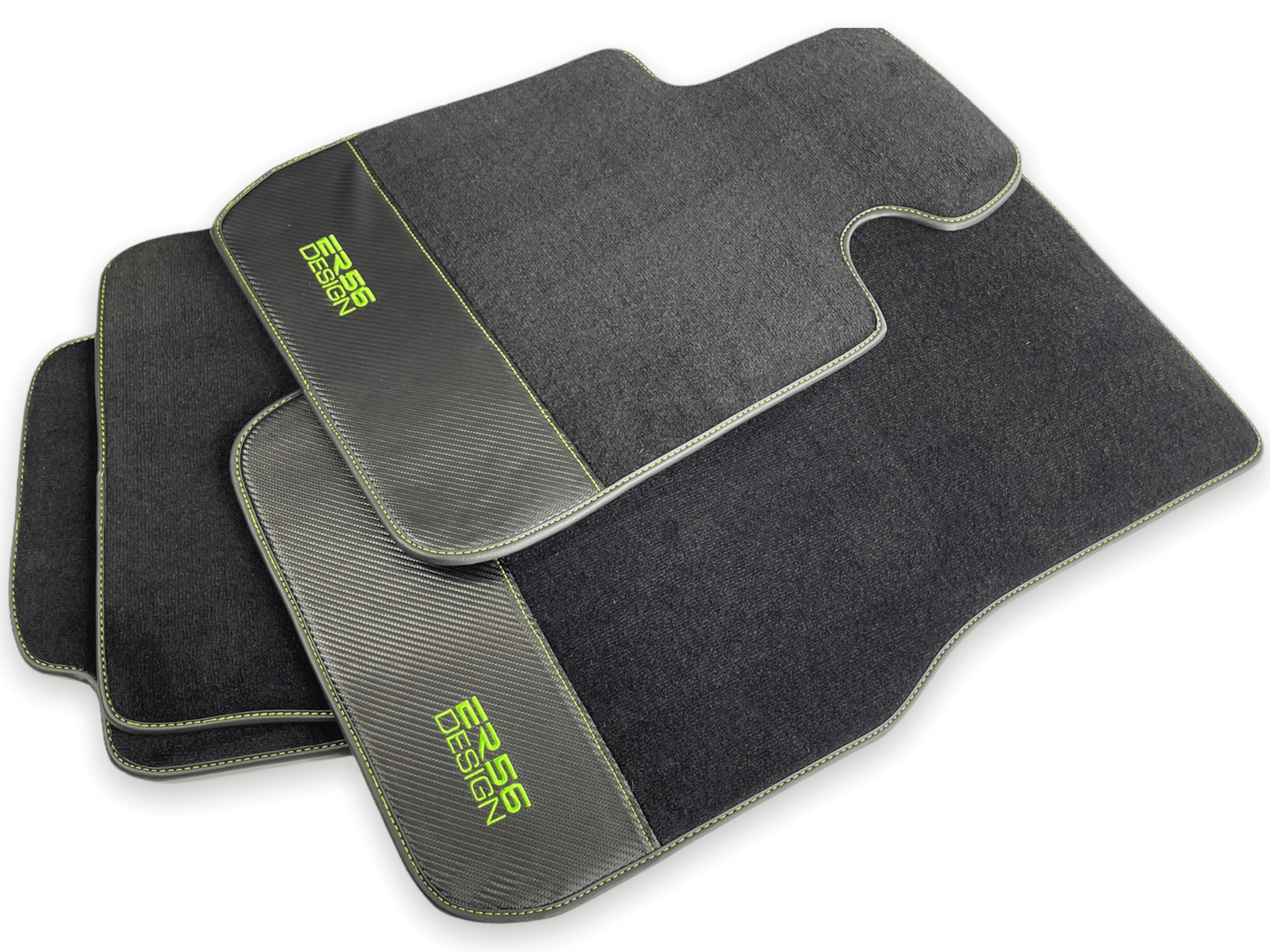 Floor Mats For BMW M5 E28 Carbon Leather Er56 Design - AutoWin