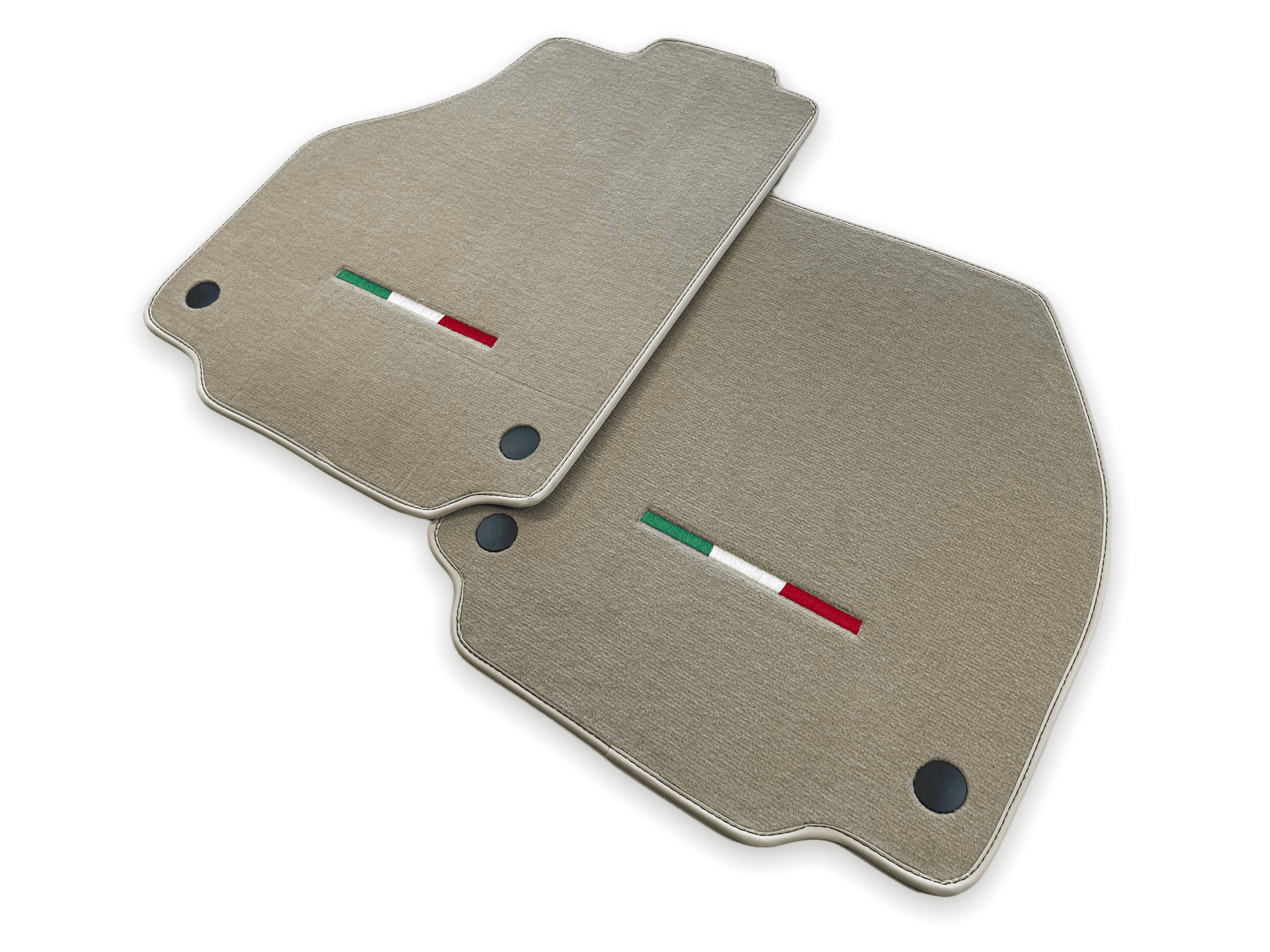 Floor Mats For Ferrari 458 Spider 2012-2015 Beige Italian Edition - AutoWin
