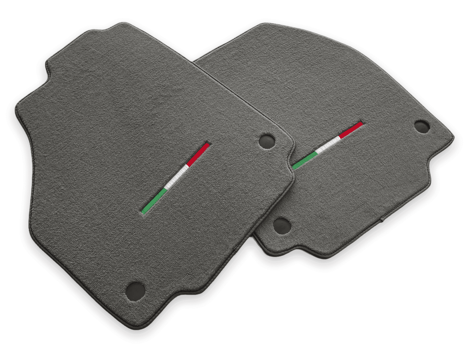 Floor Mats For Ferrari F8 Tributo (2019-2023) Gray Italian Edition - AutoWin