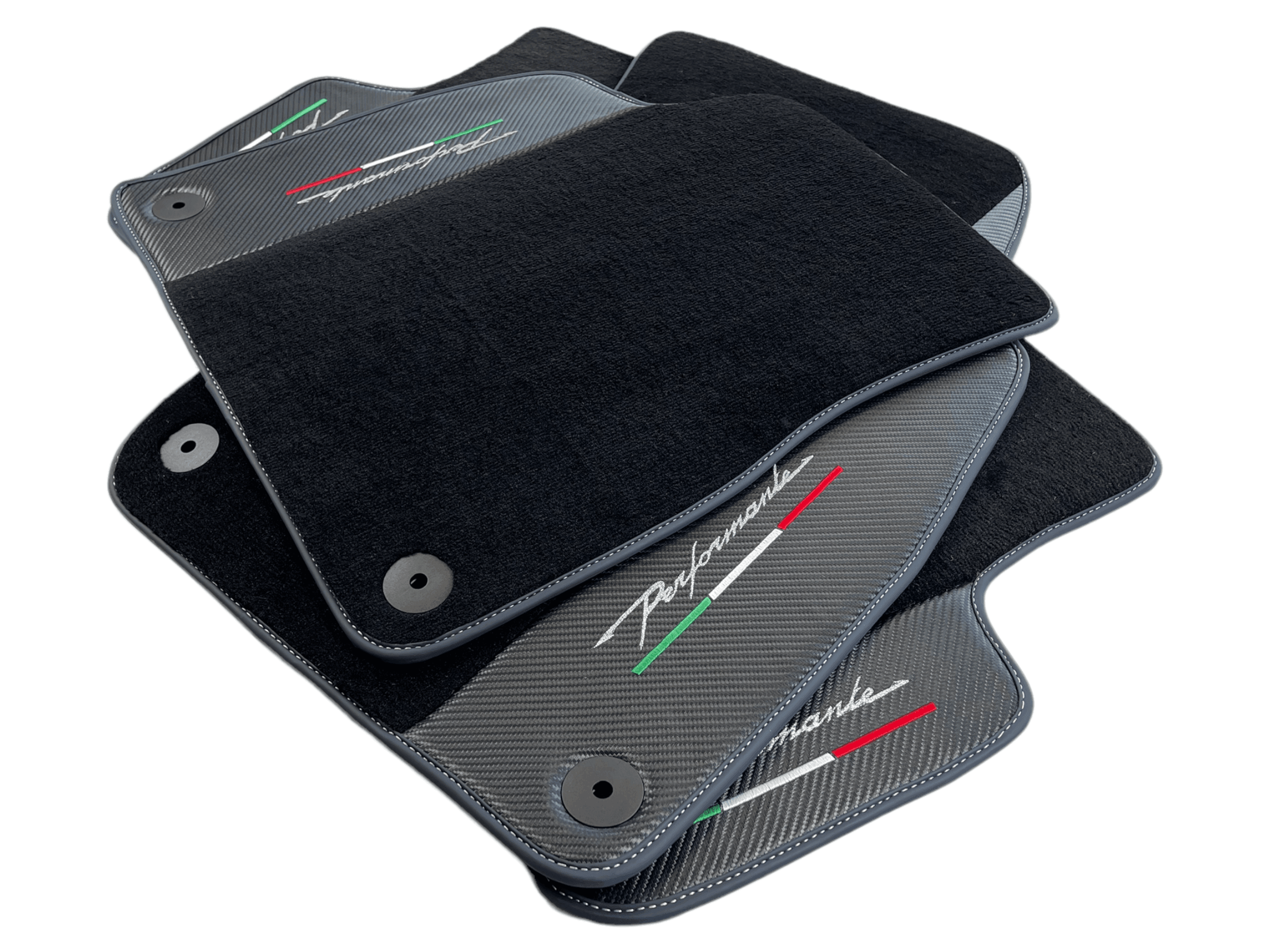 Floor Mats For Lamborghini Urus Performante With Carbon Leather - AutoWin