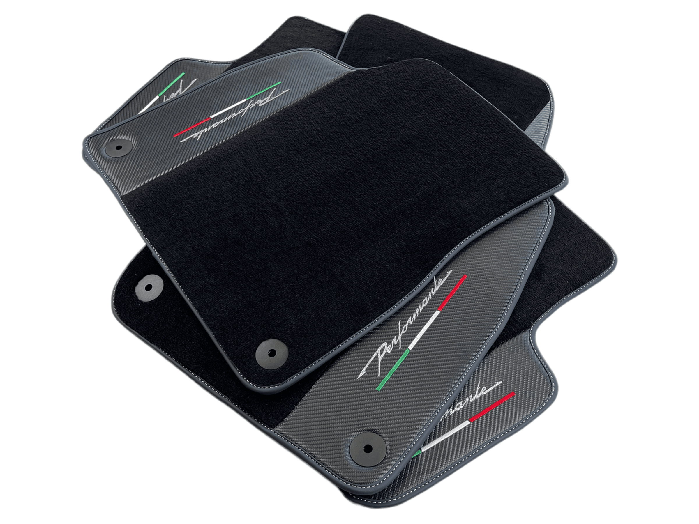 Floor Mats For Lamborghini Urus Performante With Carbon Leather - AutoWin