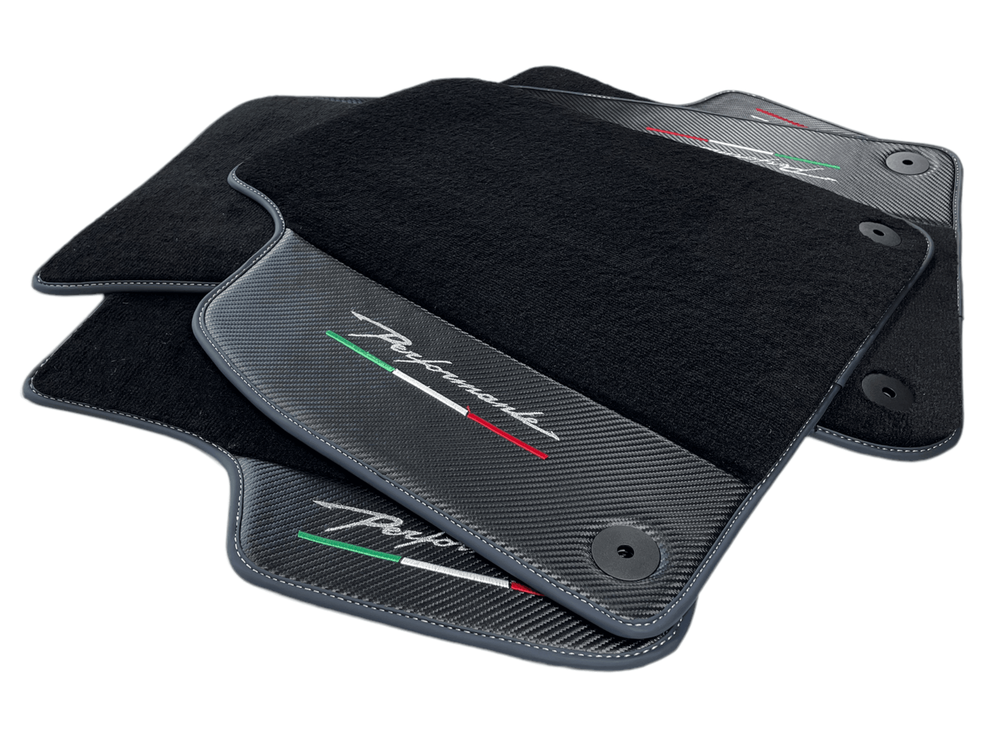 Floor Mats For Lamborghini Urus Performante With Carbon Leather - AutoWin
