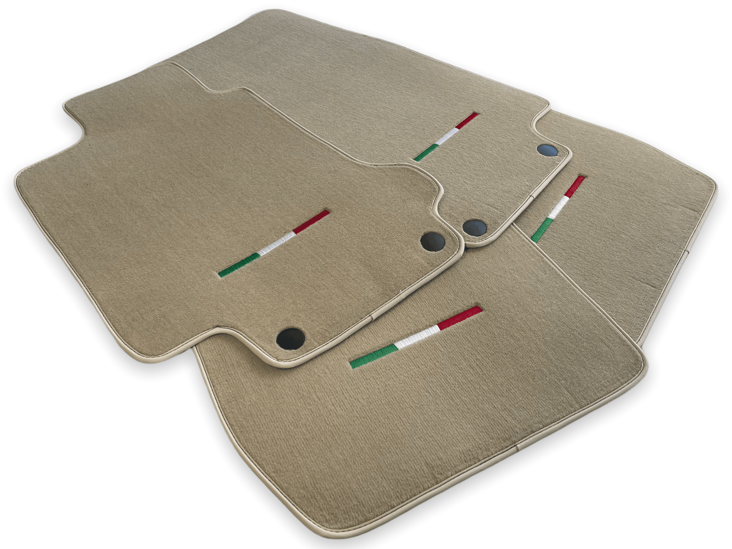 Floor Mats For Maserati GranTurismo (2007-2019) Beige IT Edition - AutoWin