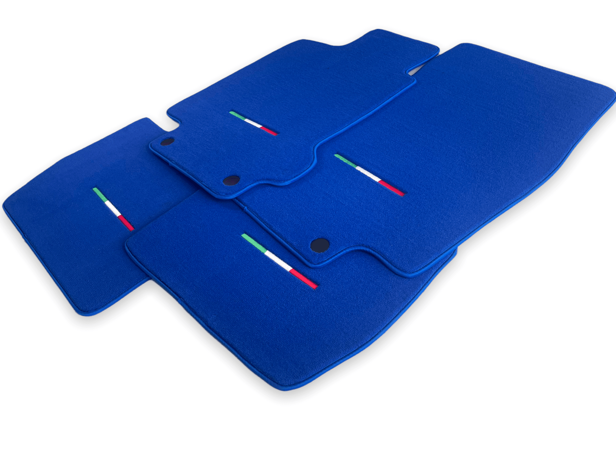 Floor Mats For Maserati GranTurismo (2007-2019) Blue IT Edition - AutoWin