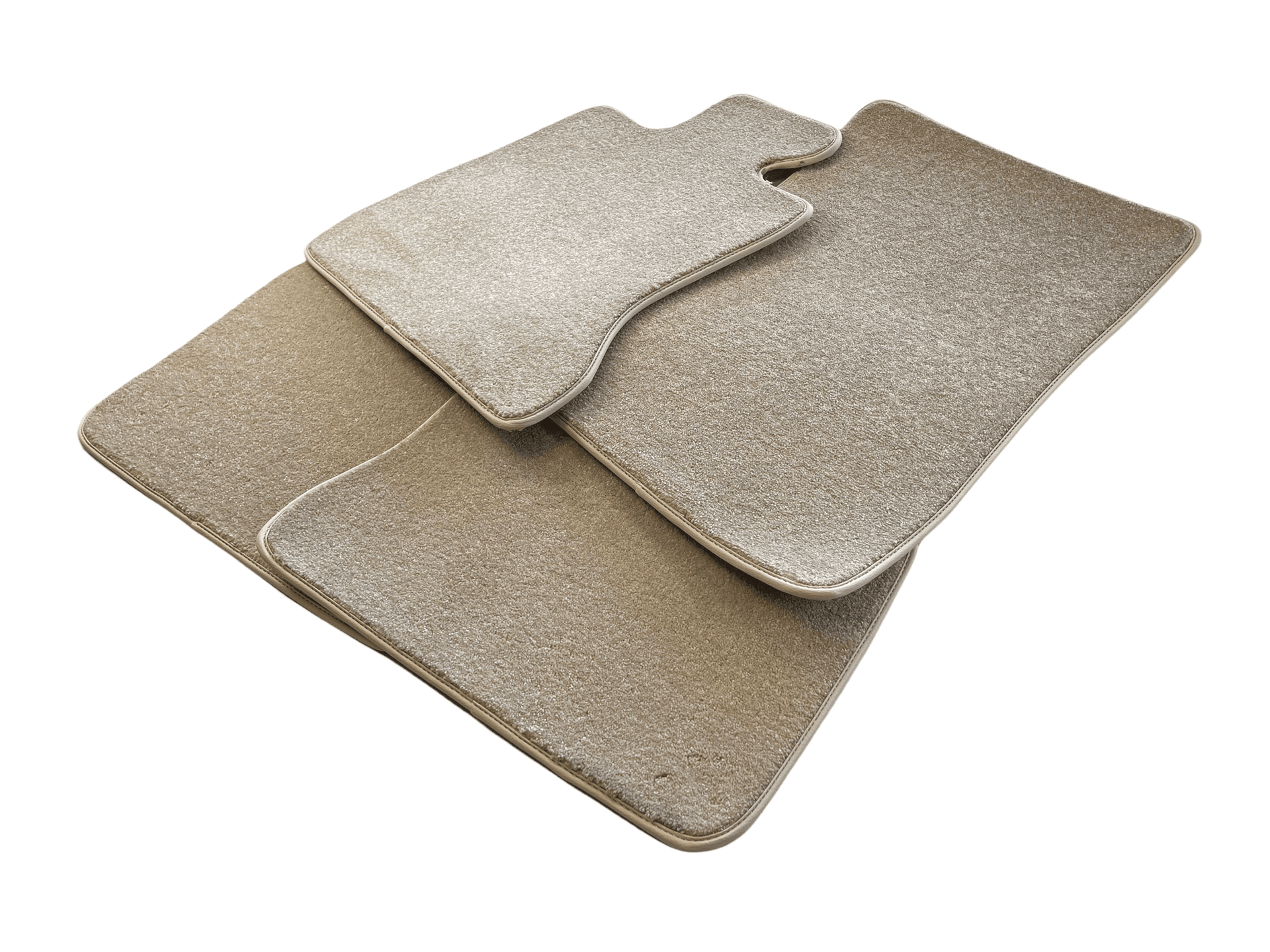 Floor Mats For Rolls Royce Phantom Drophead Coupe 2007–2016 Beige Luxury Quality - AutoWin