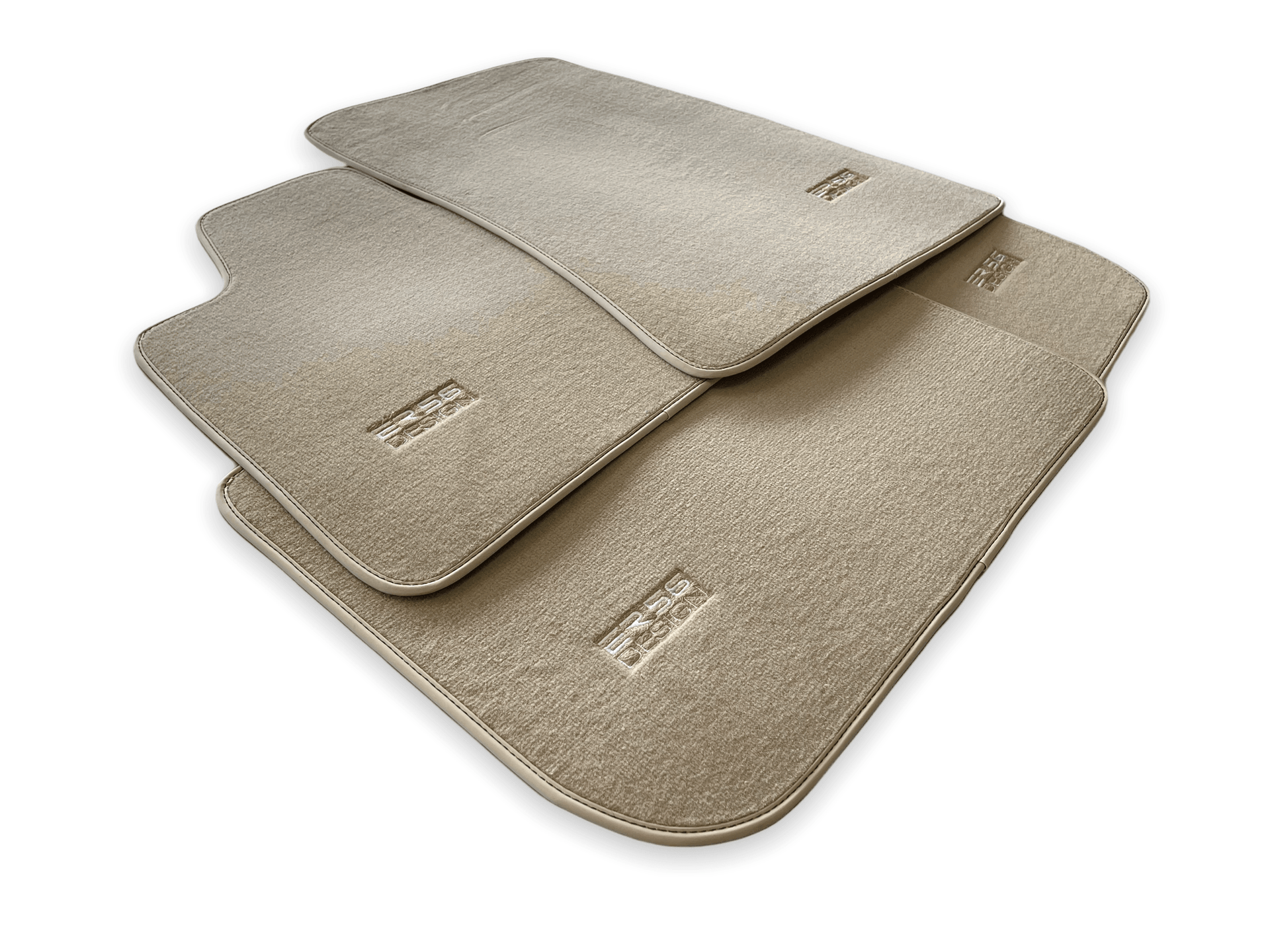Floor Mats For Rolls Royce Shadow 1965-1977 Beige Er56 Design - AutoWin