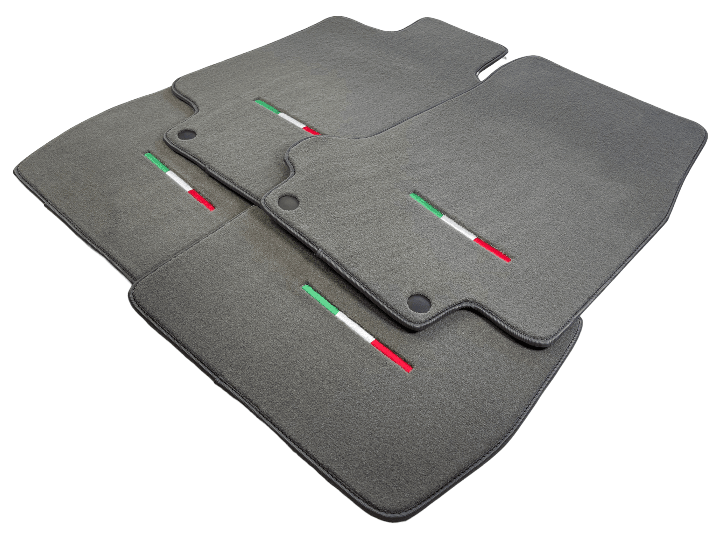 Gray Floor Mats For Maserati GranTurismo (2007-2019) IT Edition - AutoWin