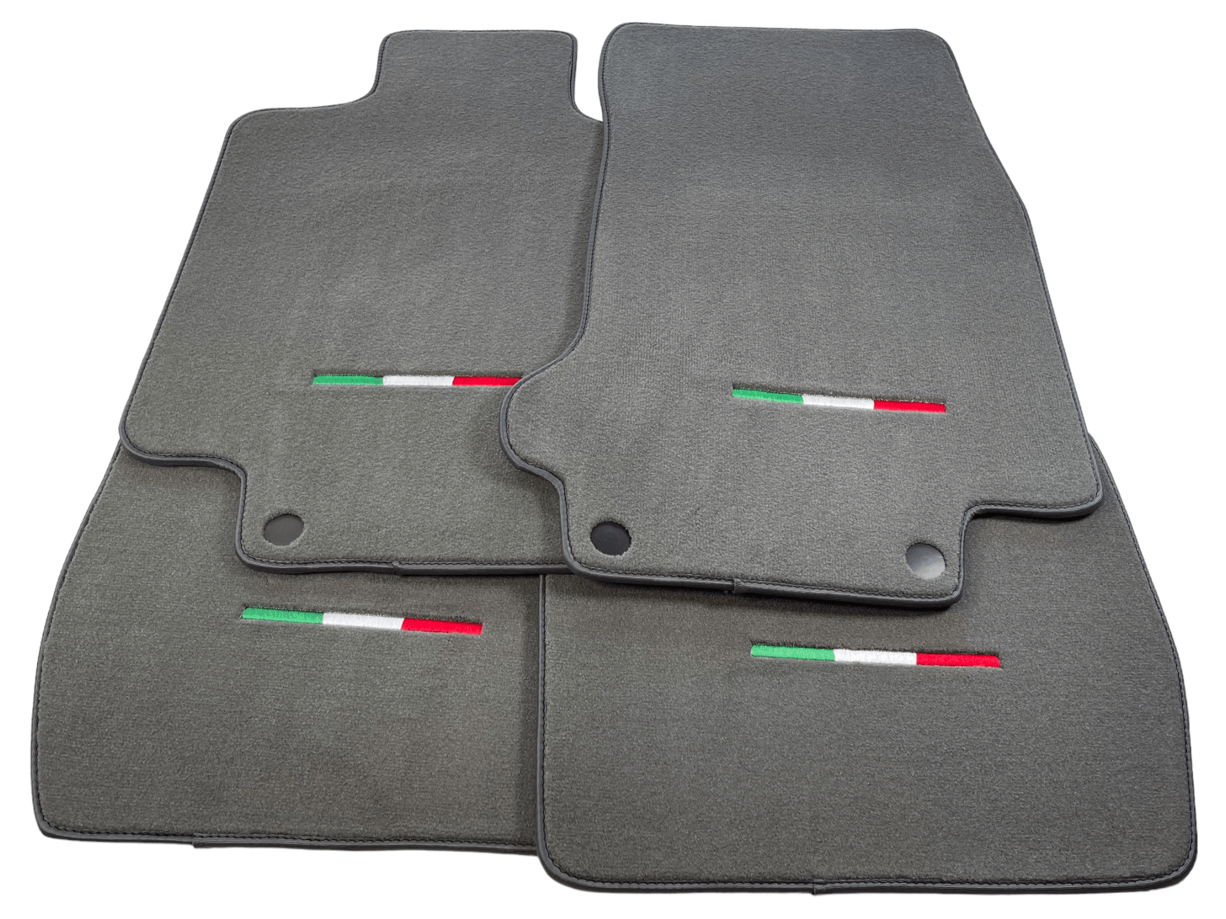 Gray Floor Mats For Maserati GranTurismo (2007-2019) IT Edition - AutoWin