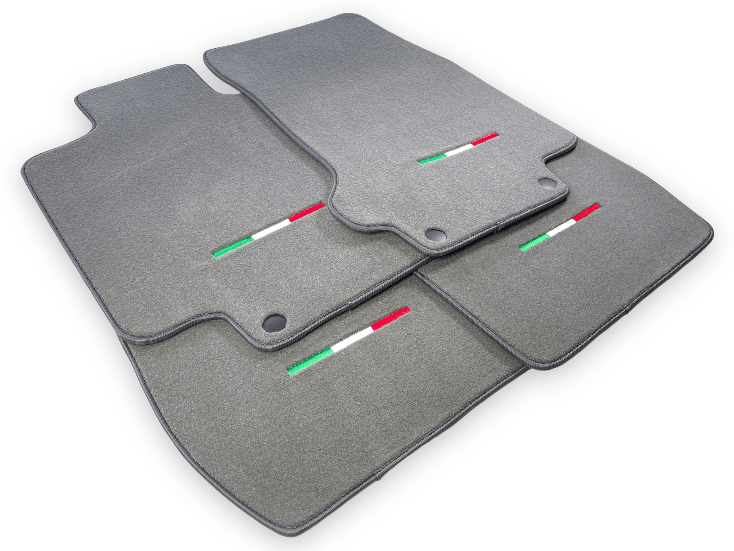 Gray Floor Mats For Maserati GranTurismo (2007-2019) IT Edition - AutoWin