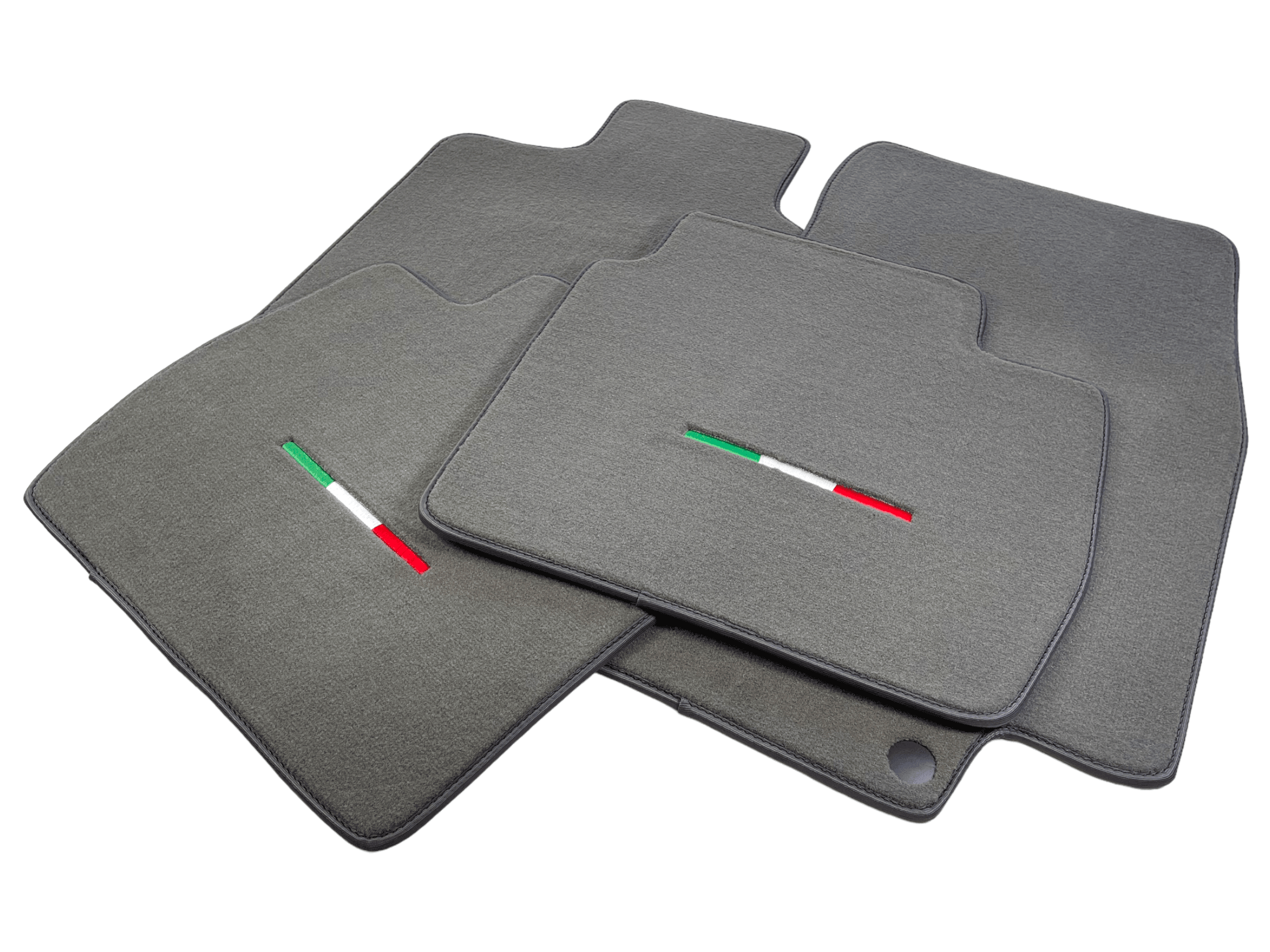 Gray Floor Mats For Maserati GranTurismo (2007-2019) IT Edition - AutoWin