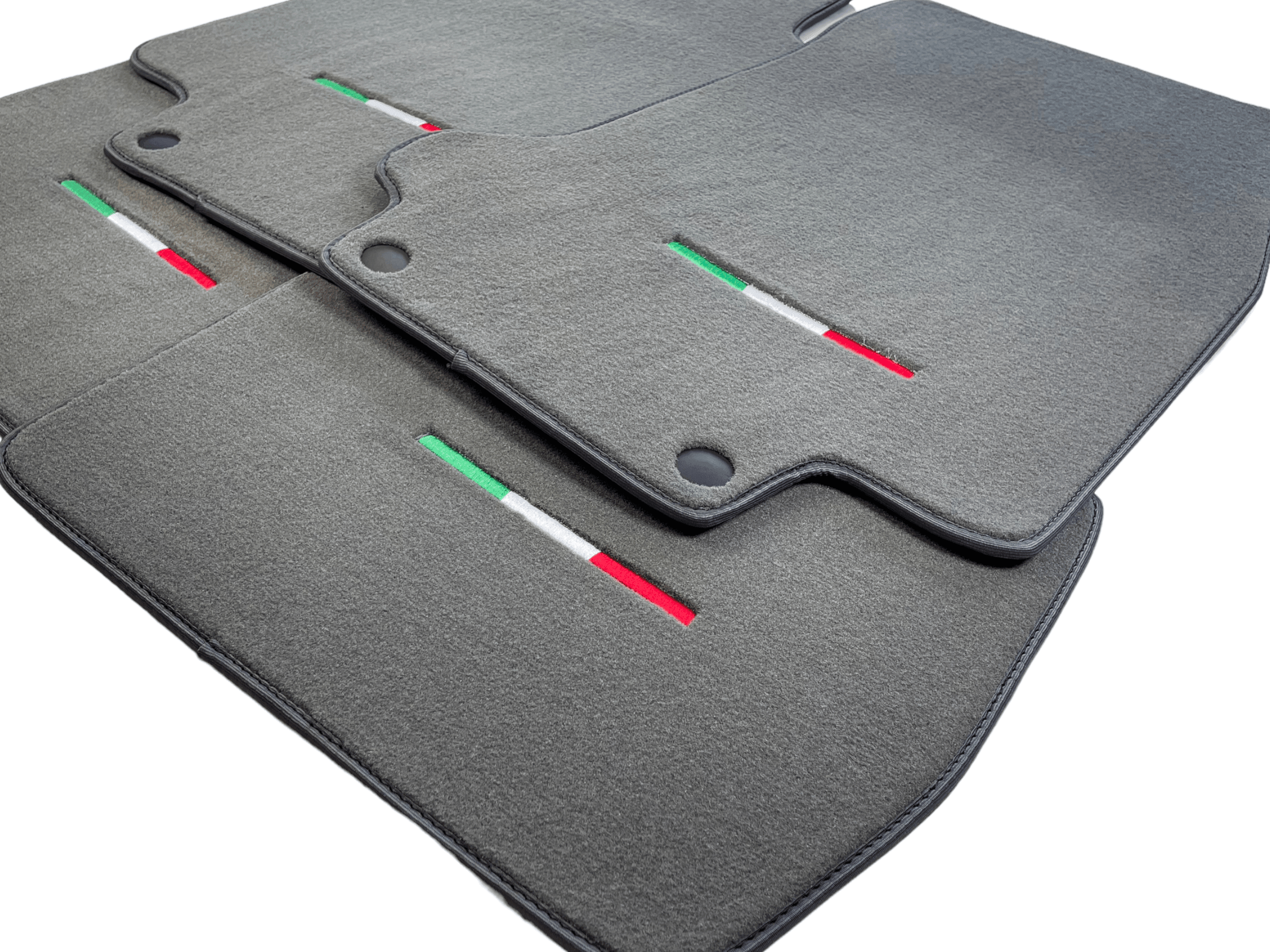 Gray Floor Mats For Maserati GranTurismo (2007-2019) IT Edition - AutoWin