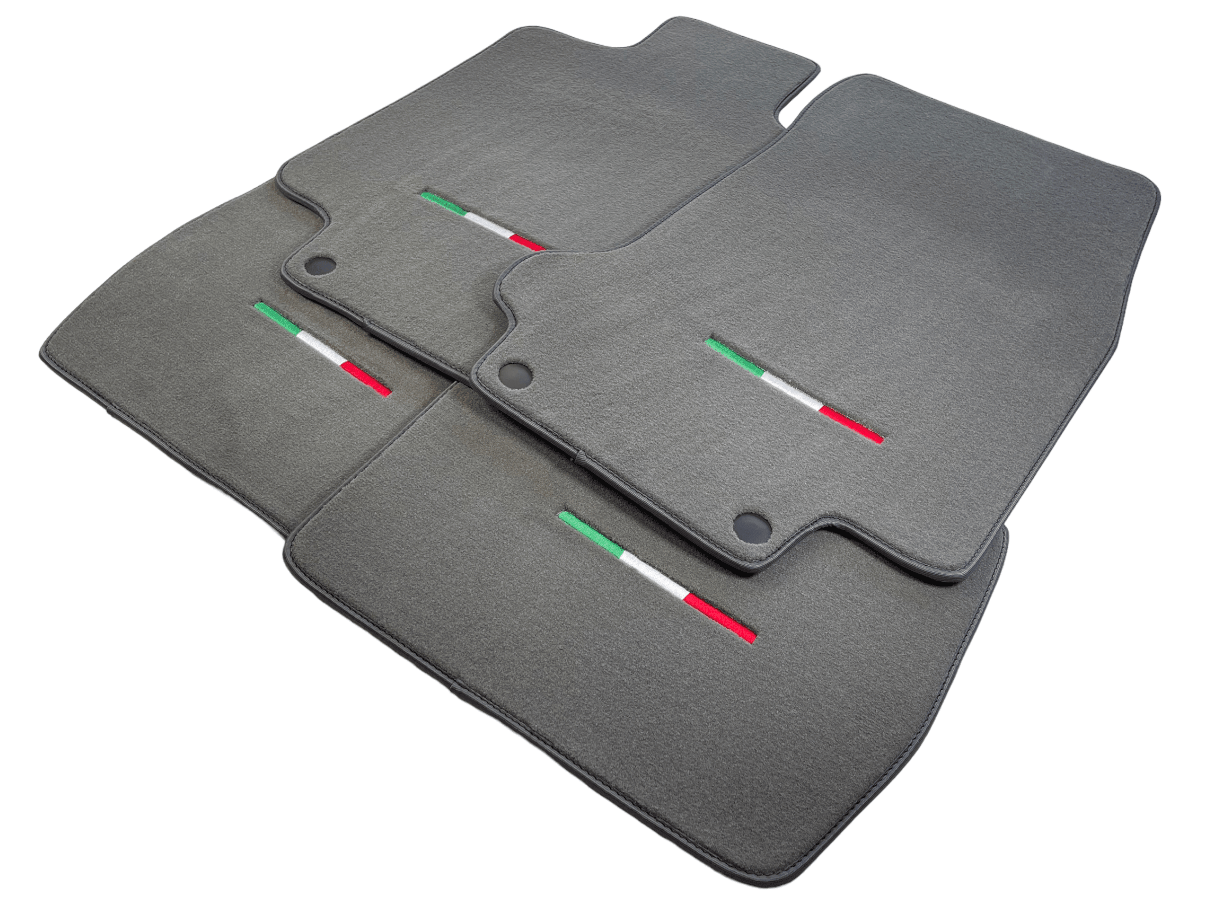 Gray Floor Mats For Maserati GranTurismo (2007-2019) IT Edition - AutoWin