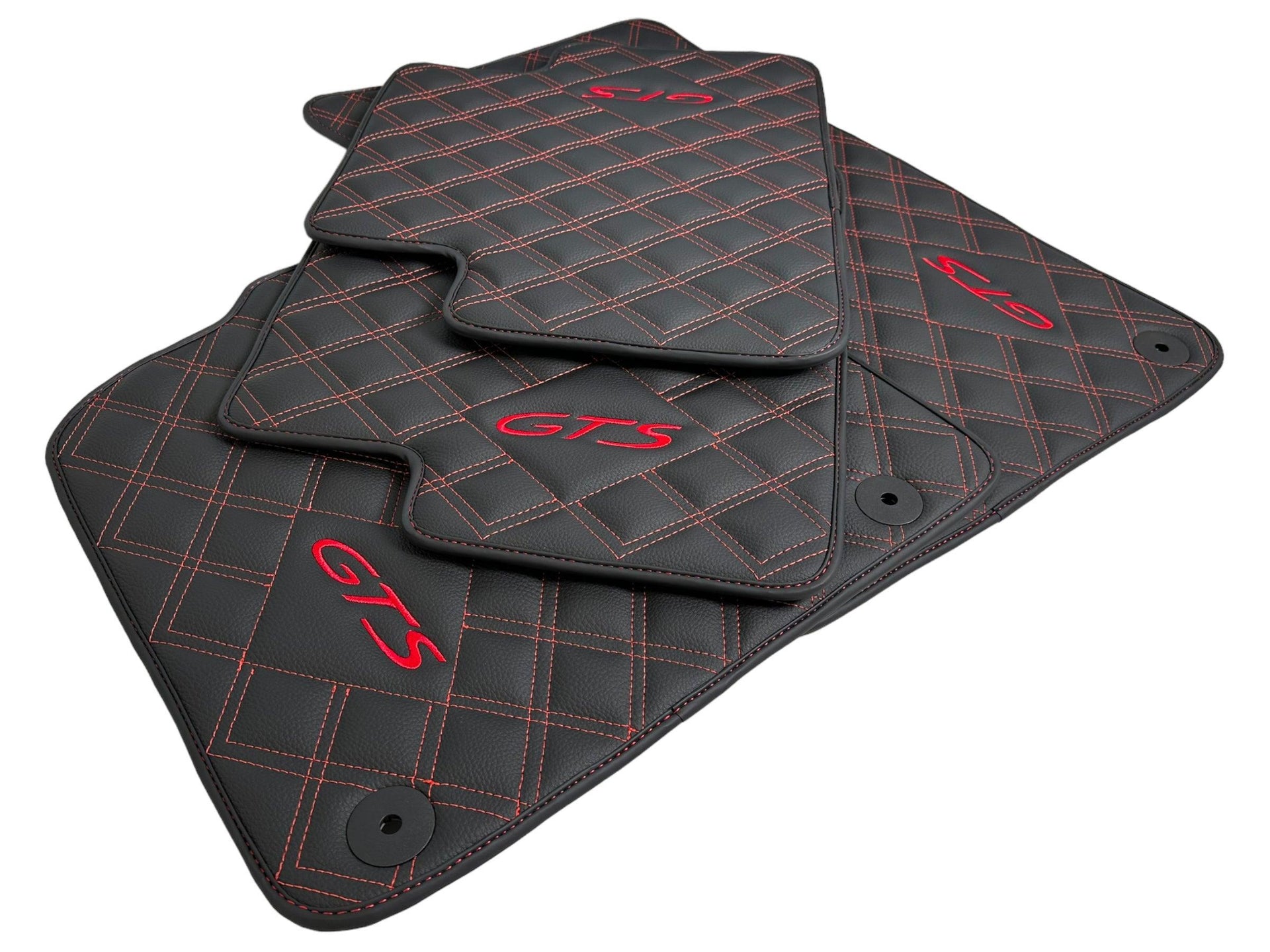 Leather Floor Mats for Porsche Panamera (2009-2016) - AutoWin