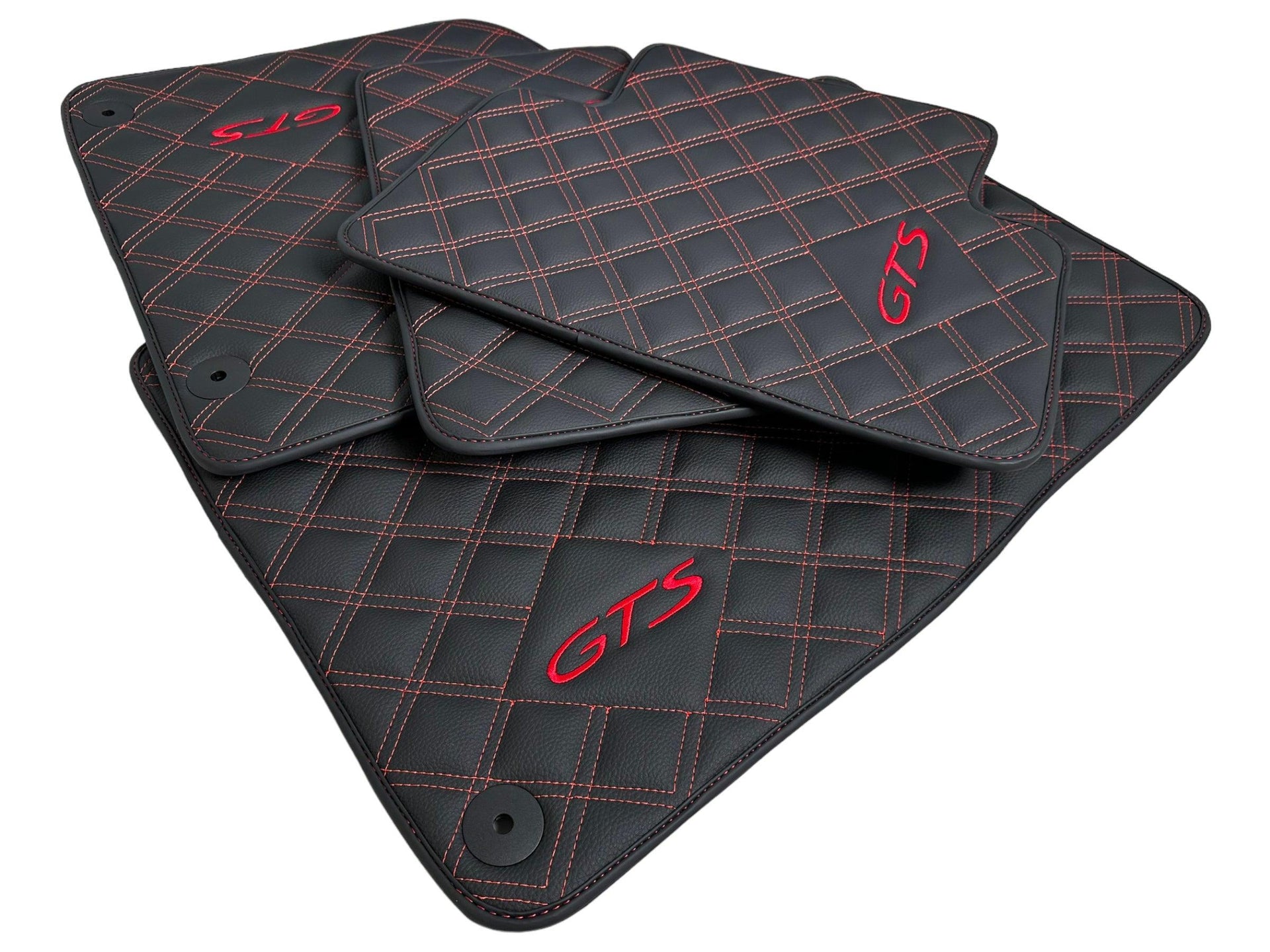 Leather Floor Mats for Porsche Panamera (2009-2016) - AutoWin