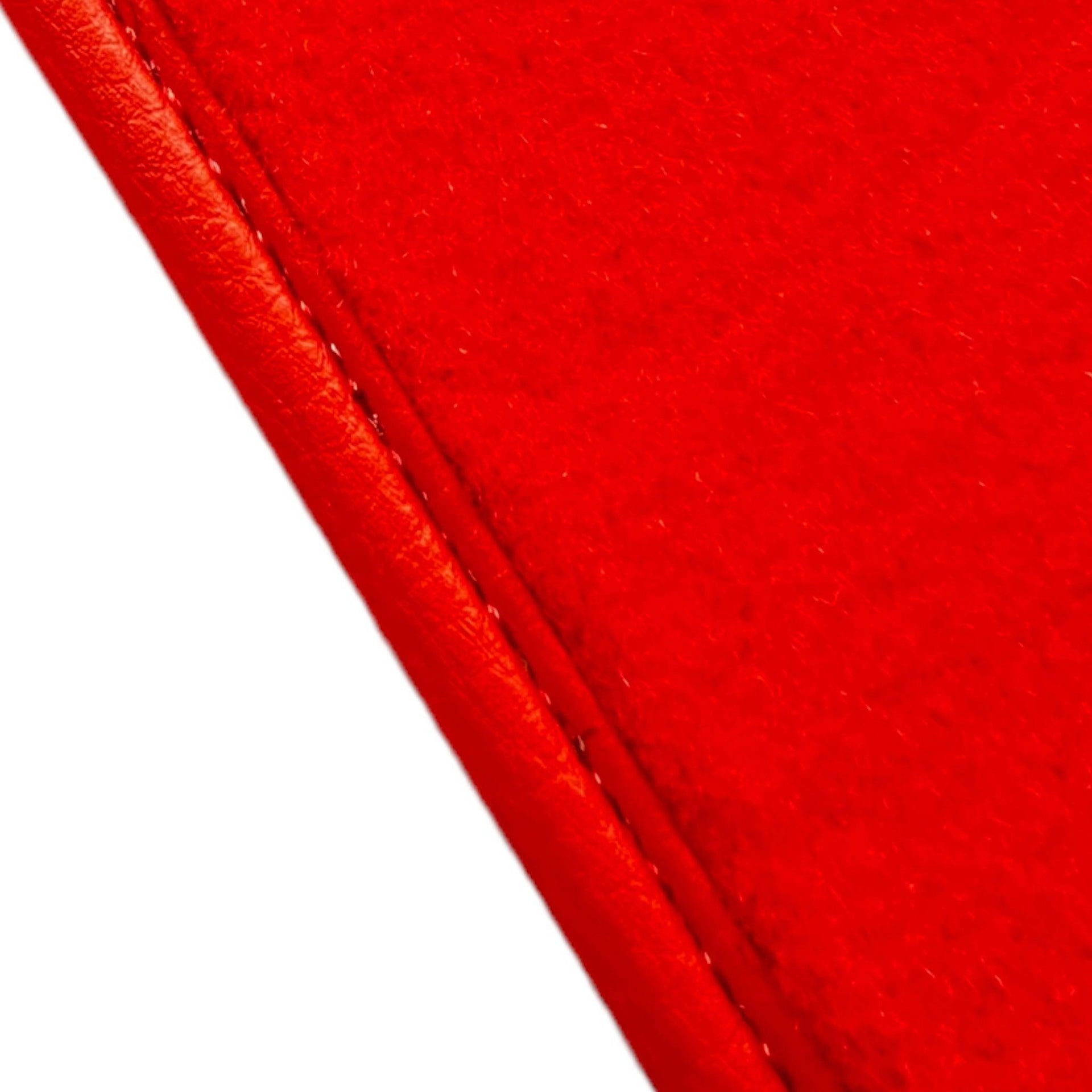 Red Floor Mats For Bentley Flying Spur (2013-2019) with Alcantara Leather - AutoWin