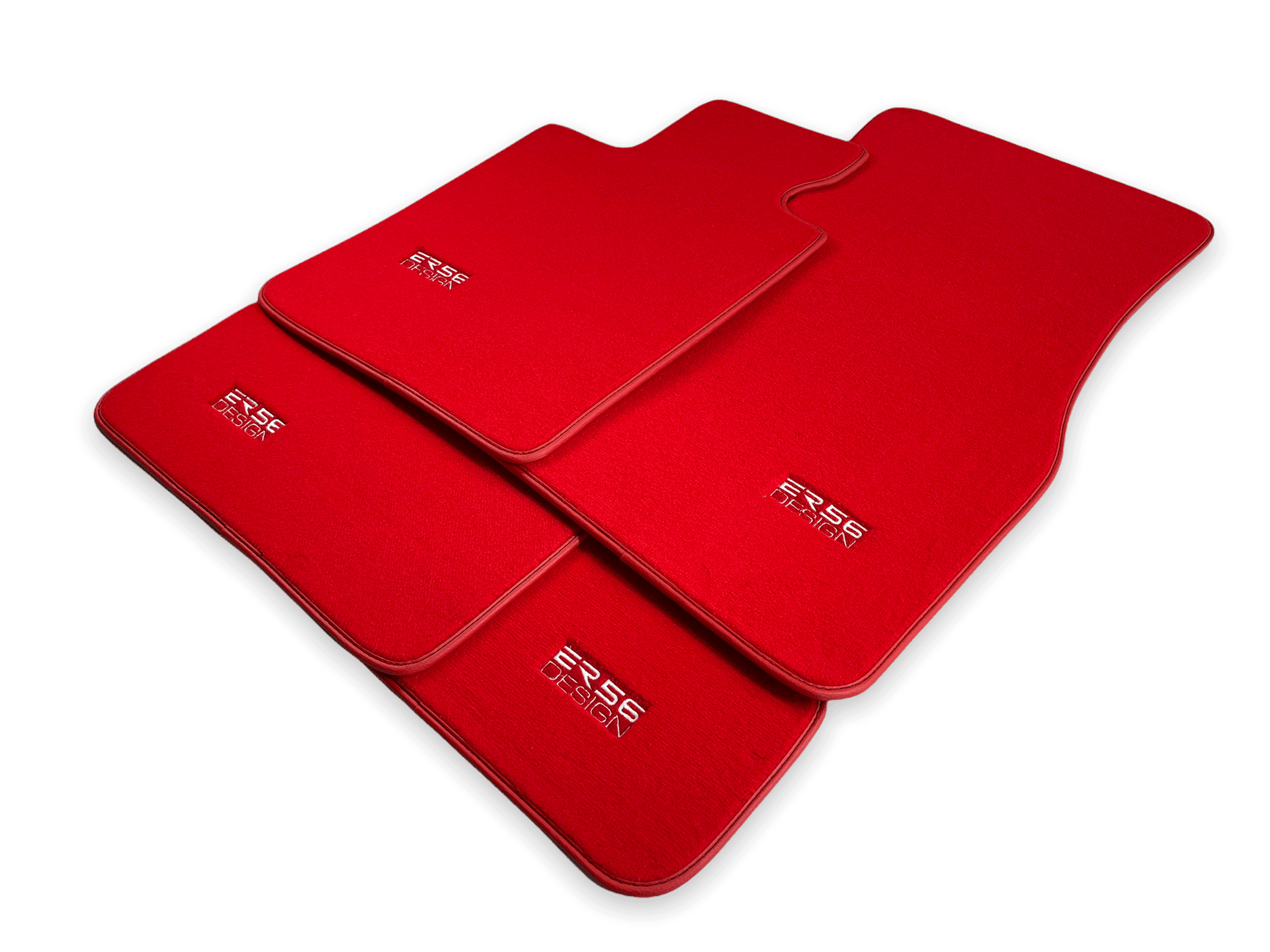 Red Floor Mats For BMW X5 Series E70 LCI - ER56 Design Brand - AutoWin