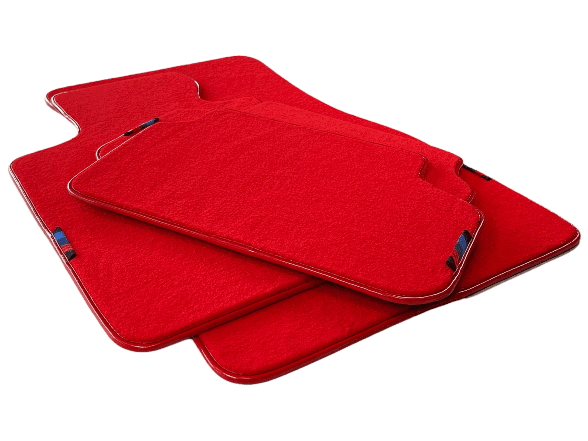 Red Floor Mats for BMW iX (2022-2024) with M Package AutoWin Brand - AutoWin