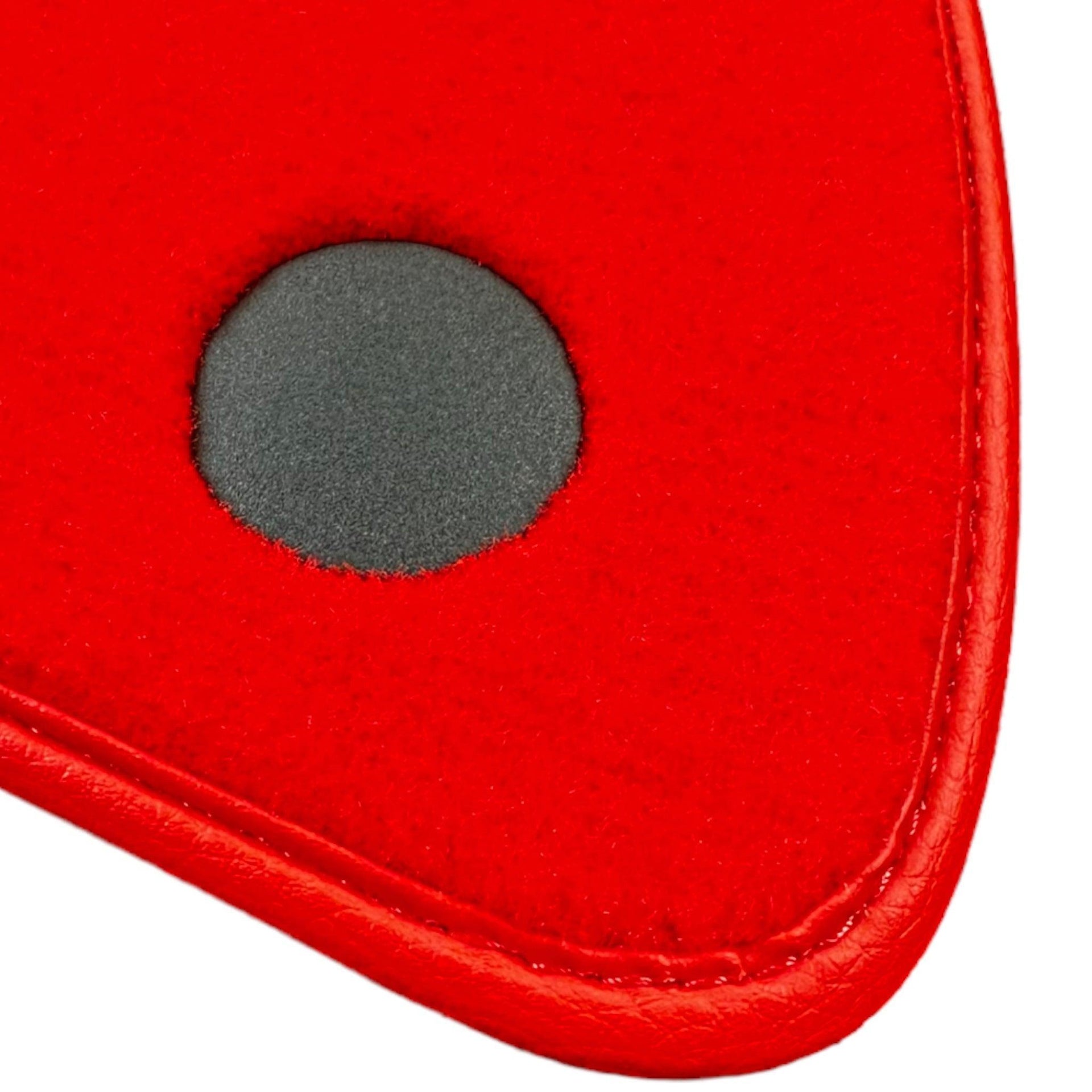 Red Floor Mats For Mercedes Benz CLK-Class A209 Convertible (2003-2010) | Limited Edition - AutoWin