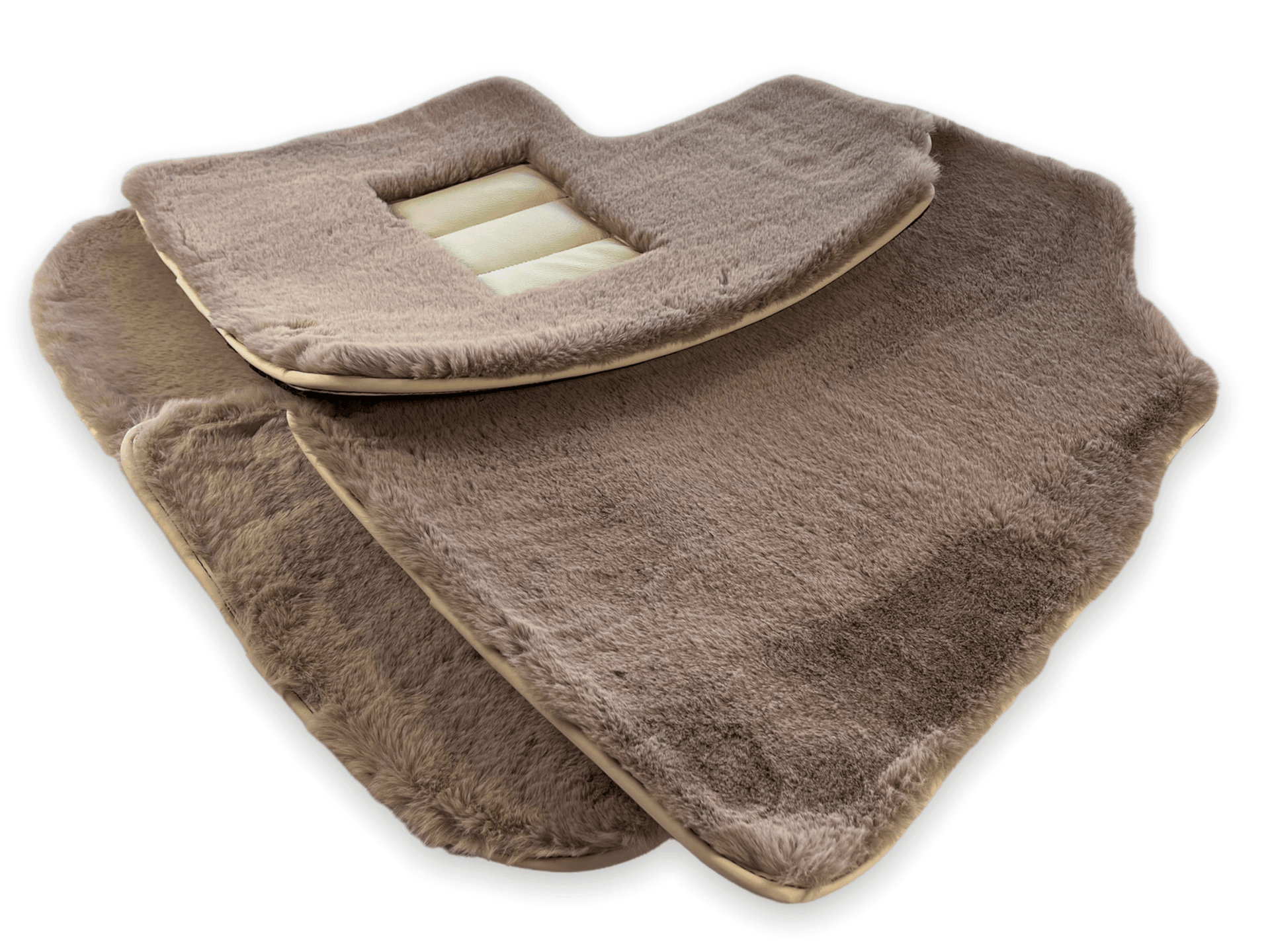 Sheepskin Floor Mats For Bentley Continental GT (2003–2011) Er56 Design - AutoWin