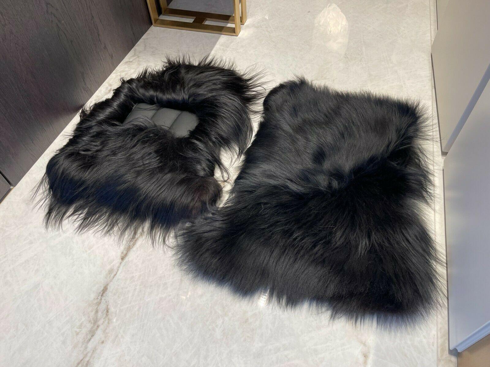 Sheepskin Floor Mats For Rolls Royce Shadow 1965-1977 Er56 Design Brand - AutoWin
