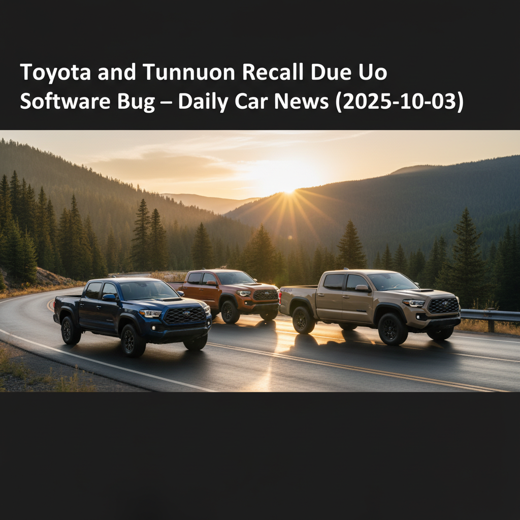 Friday Drive: EV Surge in Australia, Porsche Flat-Six Rumors, and the Toyota Tacoma and Tundra Recall Due to Software Bug