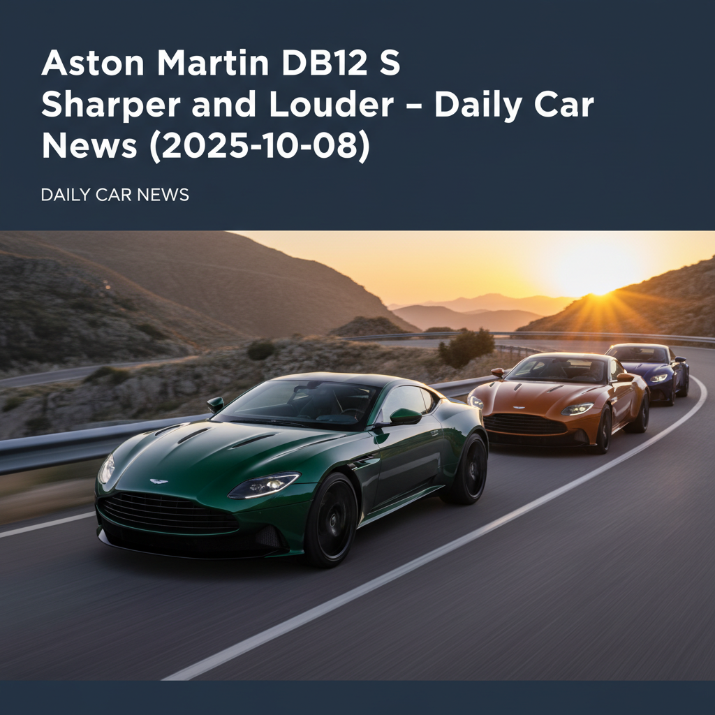Daily Car News: Aston Martin DB12 S gets sharper and louder, plus Ranger Raptor, Polestar 4, and China’s EV charge