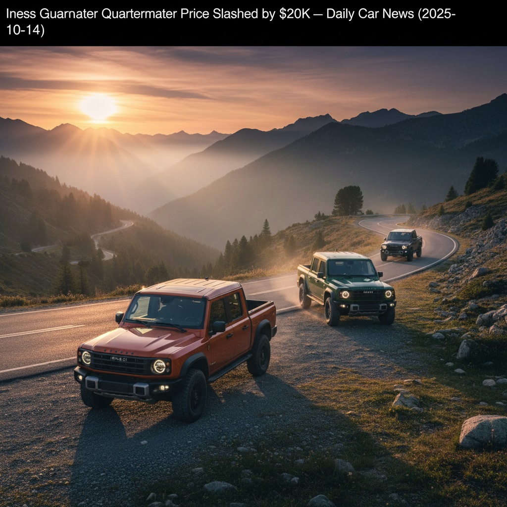 Today’s Auto Brief: Ineos Grenadier Quartermaster Price Drop, A Mystery Nissan, And Europe’s Van Headache
