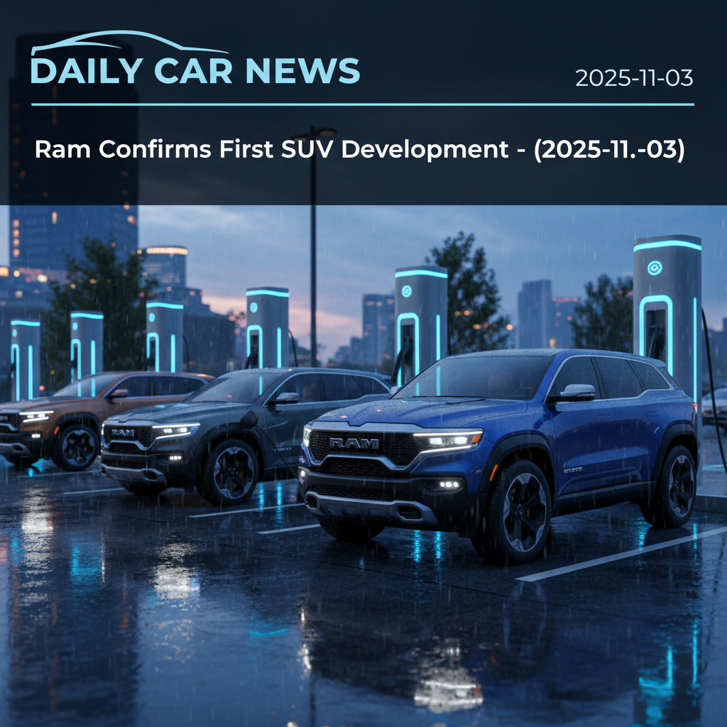 Daily Auto Brief: Ram SUV Confirmed, Toyota’s Big-Luxury Tease for Australia, Hyundai’s Busy 2026 Plans, and a Wild NASCAR Finale