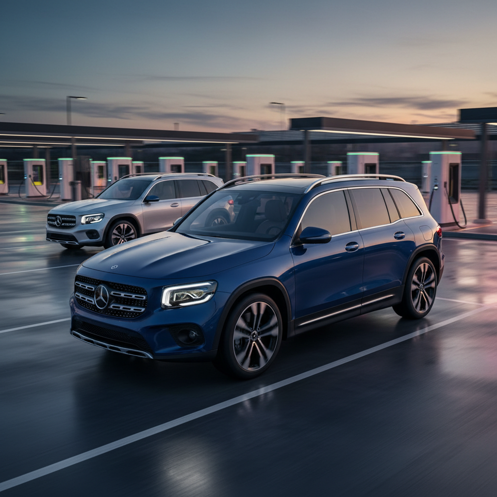 Daily Car News: Mercedes GLB shows its new face, VW’s touch-button hangover, a soggy Vegas F1 shuffle, and an RX‑7 with an identity wobble