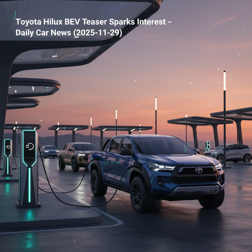 Toyota Hilux BEV Teaser Sparks Interest – Daily Car News (2025-11-29)