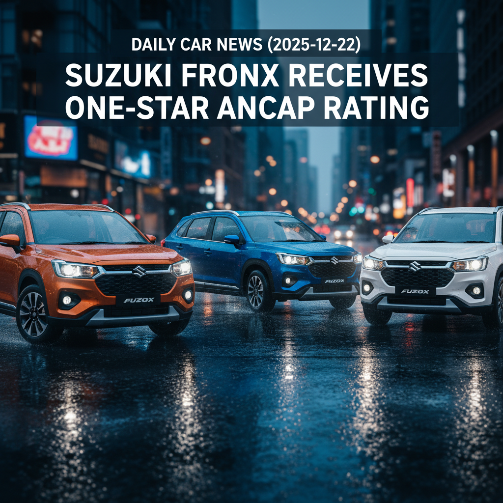 Daily Brief: Suzuki Fronx’s ANCAP Shock, Jaguar’s Last Petrol Hurrah, GM’s EV Truck Crossroads, and a Street-Racing Wake-Up Call