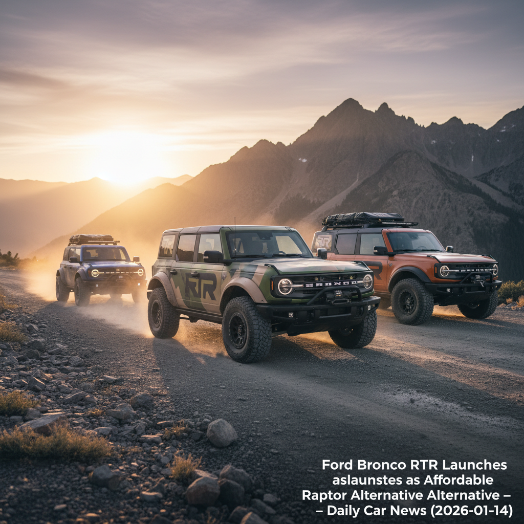 Morning Grid: Ford Bronco RTR wants the desert, BMW’s EV M3 gets playful, and Mercedes drops a race-bred V8 in its limo