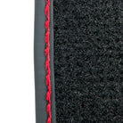 Leather Floor Mats for Lexus LX 600 (2022-2024) with Red Stitching - AutoWin