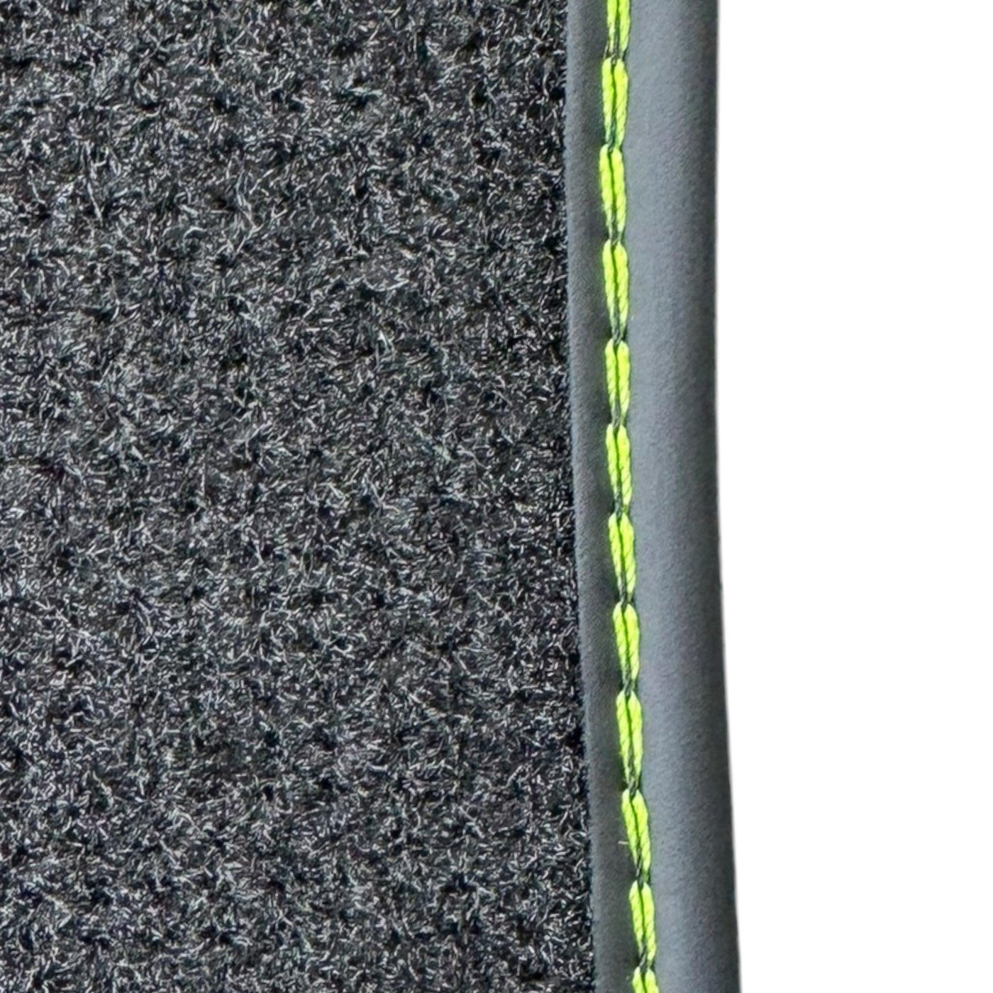 Black Floor Mats for Lamborghini Urus with Green Leather | Black Logo - AutoWin