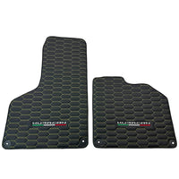 Floor Mats for Lamborghini Huracan Leather Yellow Stitching