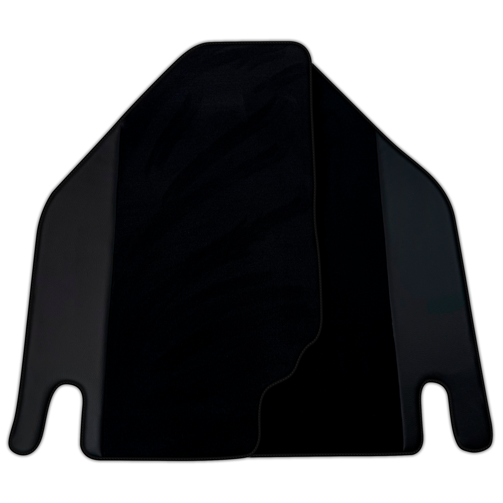 Lamborghini Countach Black Floor Mats (1974-1990) - Premium Leather