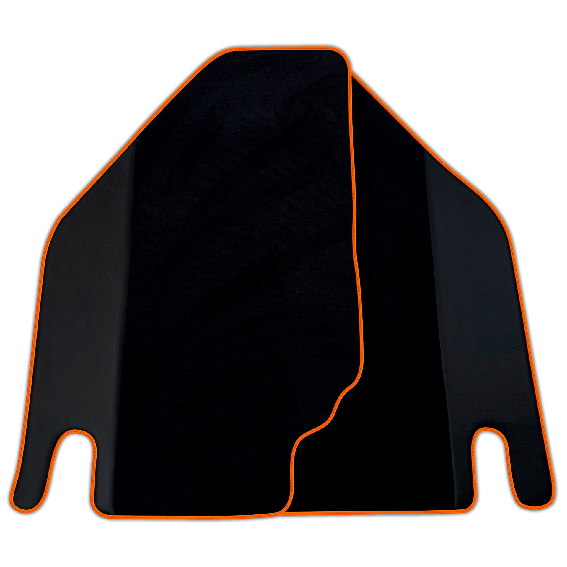 Lamborghini Countach Black Floor Mats (1974-1990) - Premium Leather