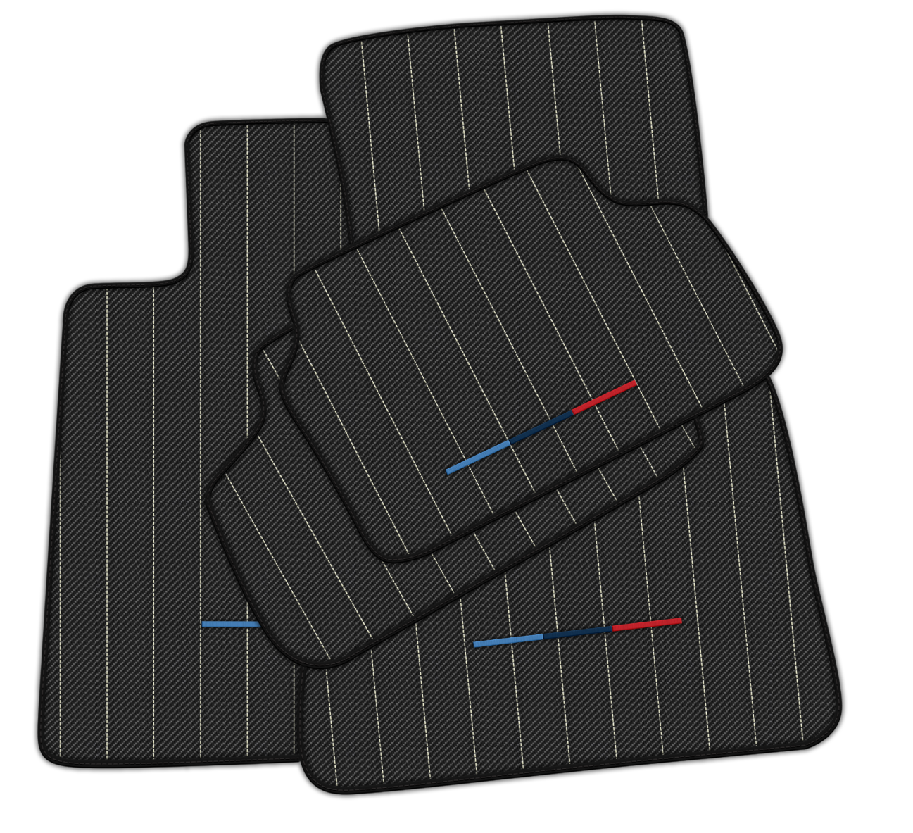 Stylish Customizable Carbon Fiber Floor Mats for BMW i8 Series l12 I15