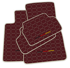 Premium Luxury Gray Leather Floor Mats for BMW G20 (2019-2024)