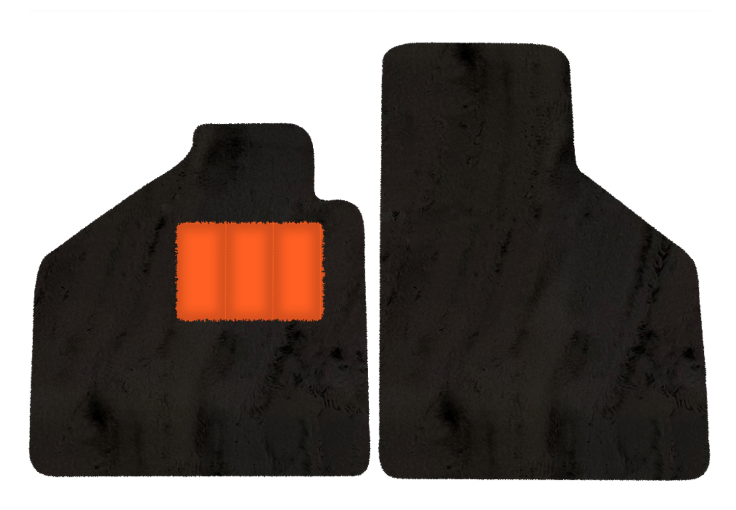 Black Floor Mats for Lamborghini Diablo (1990-2001) SV AutoWin Brand - AutoWin