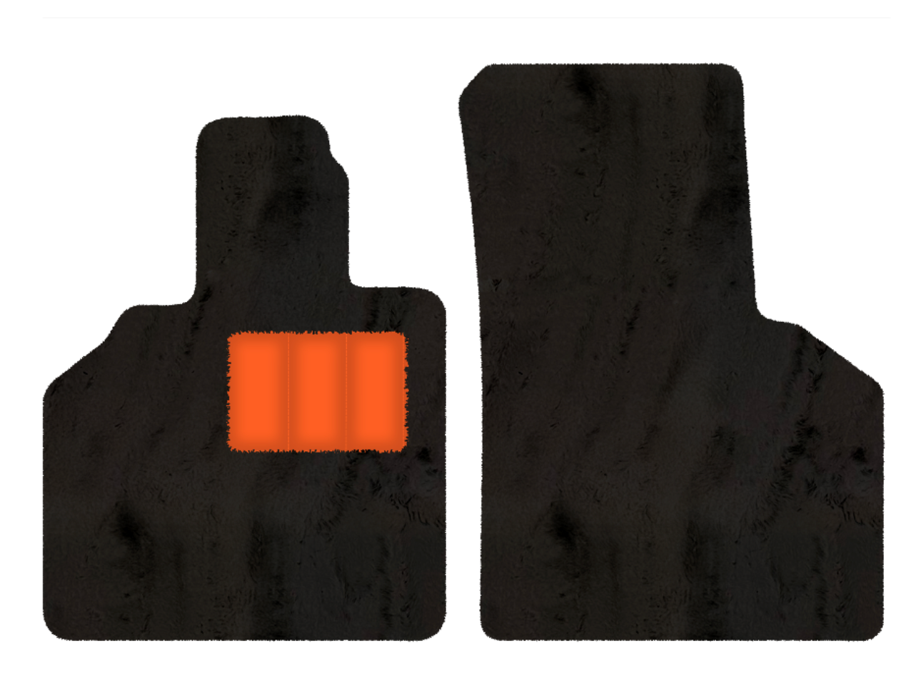 Sheepskin Floor Mats for Lamborghini Gallardo (2004-2014) - Sheepskin Length, Various Color Options