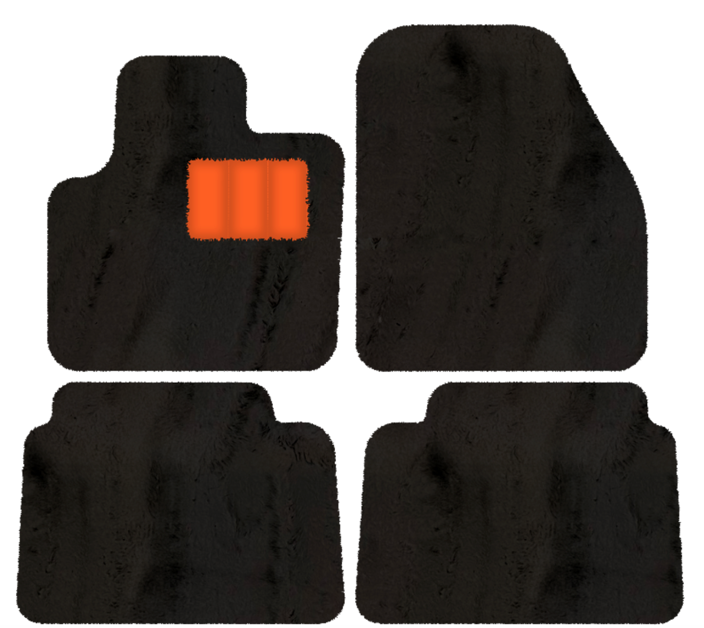 Customizable Leather Floor Mats with Symmetrical Hex Pattern for Land Rover Discovery Sport (2019-2024) - AutoWin