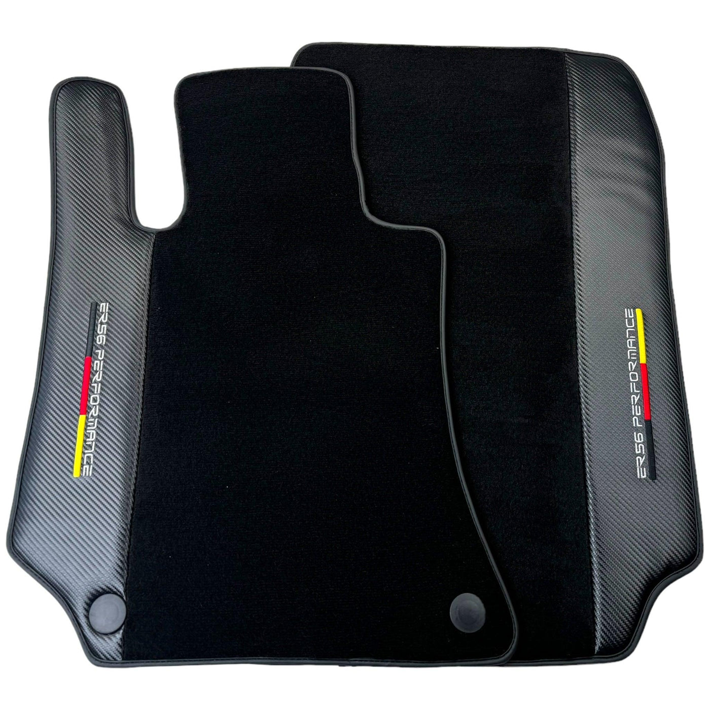 Black Floor Mats for Mercedes Benz CLS-Class C218 Coupe with Carbon | ER56 Performance - AutoWin