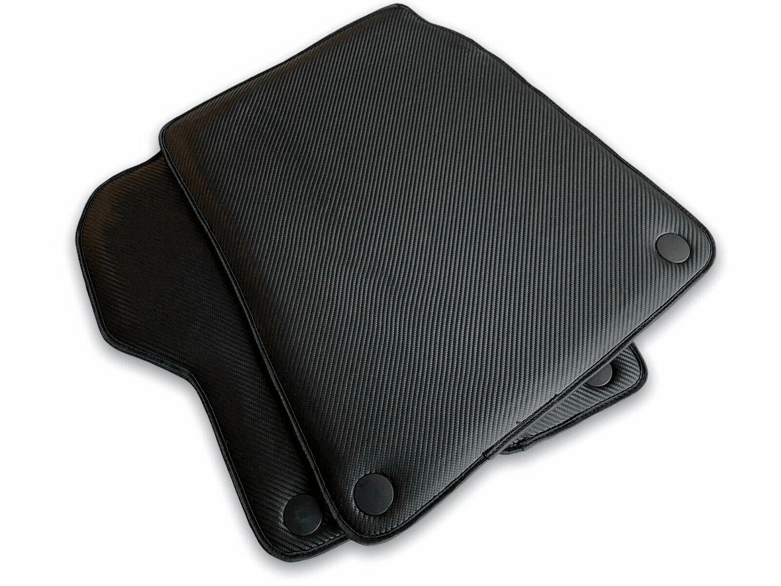 Floor Mats For Ferrari California Convertible 2008-2014 Carbon Fiber Leather - AutoWin