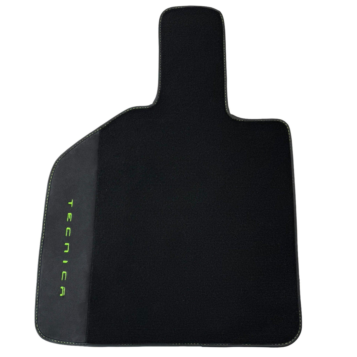 Black Floor Mats for Lamborghini Huracan Tecnica with Alcantara Leather - AutoWin