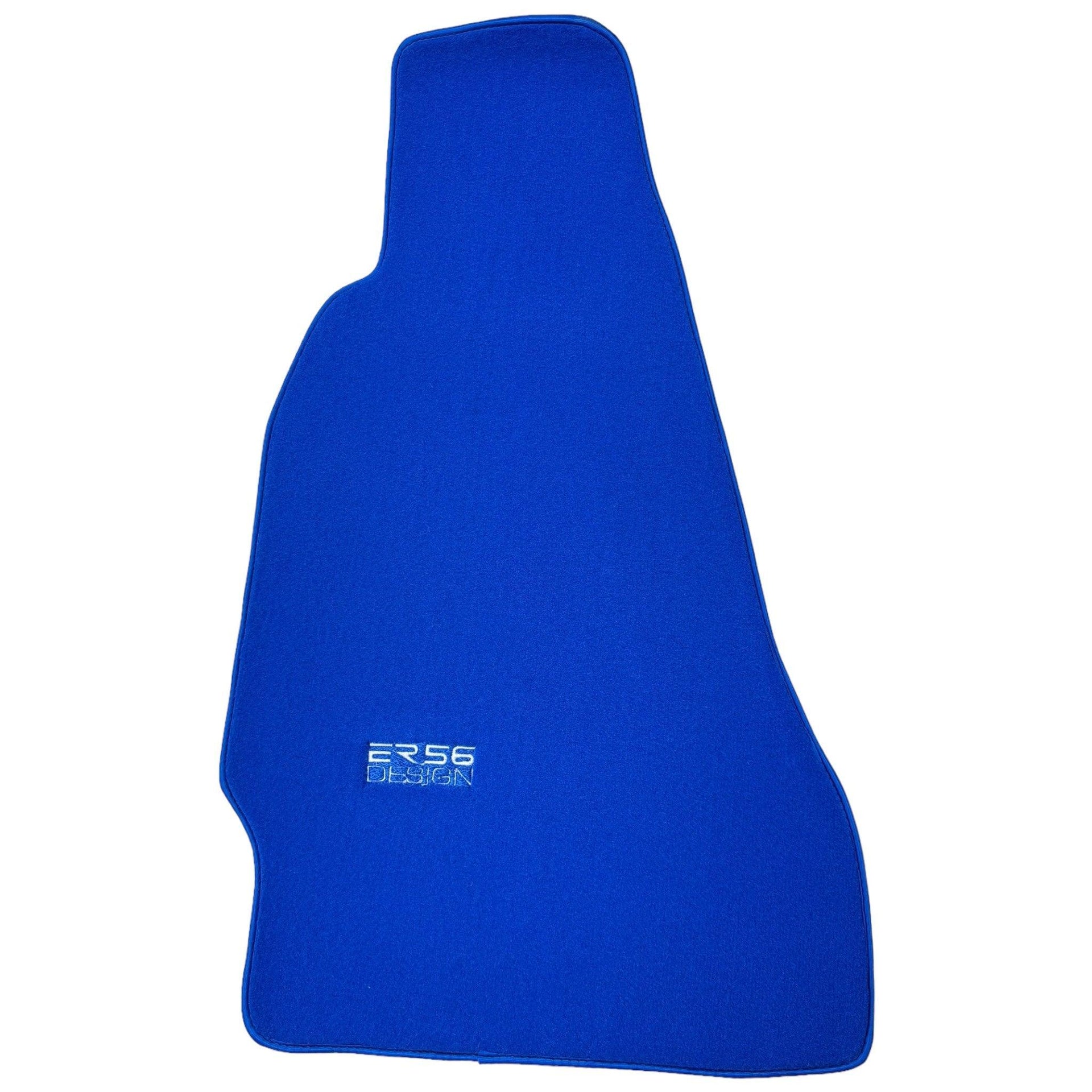 Blue Floor Mats for Aston Martin Vanquish (2012–2018) ER56 Design - AutoWin