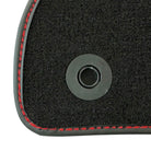 Black Floor Mats for Mercedes Benz C-Class W205 Sedan with Carbon Fiber | AutoWin Edition - AutoWin