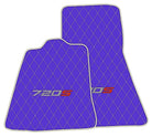 Purple Leather Floor Mats For McLaren 720S