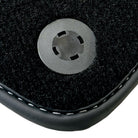 Black Floor Mats for Ferrari Portofino M (2018-2023) with Leather - AutoWin