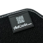 Black Floor Mats for Ferrari Portofino M (2018-2023) with Leather - AutoWin
